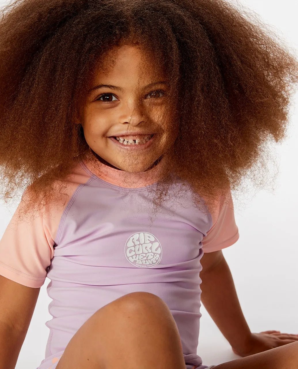 SEAMIST S/S RASH VEST - GIRL - Rip Curl003JRV - MULTICO - 3to4