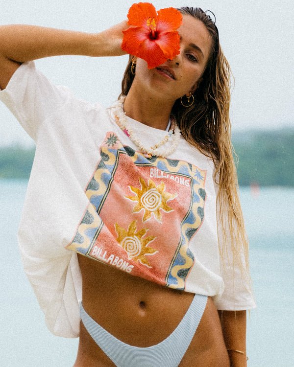 SEASIDE DREAMS TEE -BillabongUBJZT00579-SALT CRYSTAL-XS/6