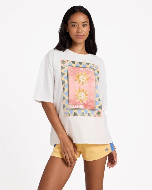 SEASIDE DREAMS TEE -BillabongUBJZT00579-SALT CRYSTAL-XS/6
