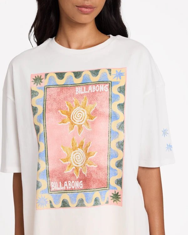 SEASIDE DREAMS TEE -BillabongUBJZT00579-SALT CRYSTAL-XS/6