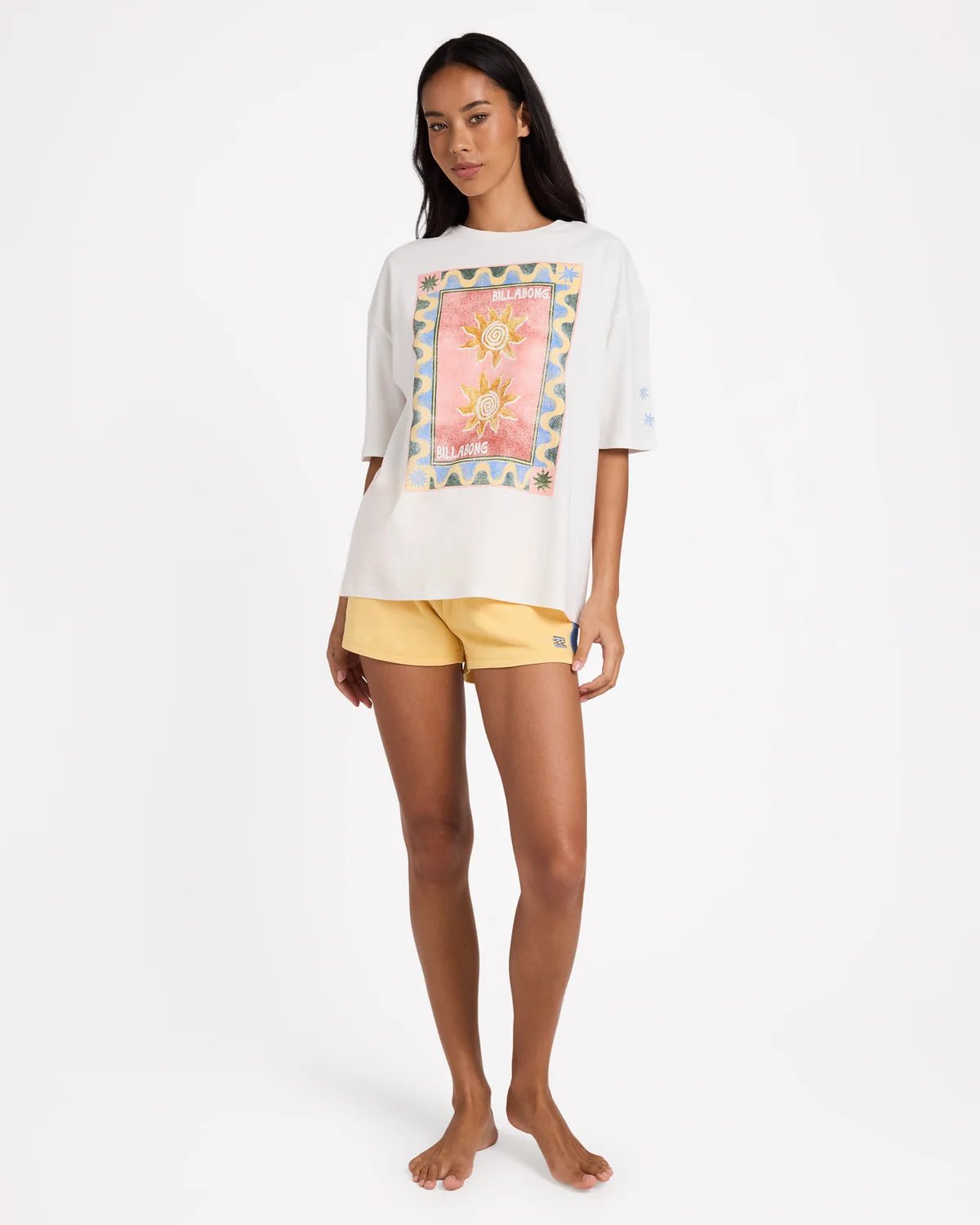 SEASIDE DREAMS TEE -BillabongUBJZT00579-SALT CRYSTAL-XS/6
