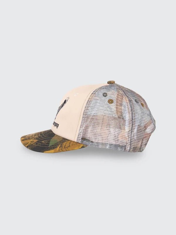 Seen & Heard 6 Panel Short Brim Cap -ThrillsTH26-502F-Birch Camo-One Size