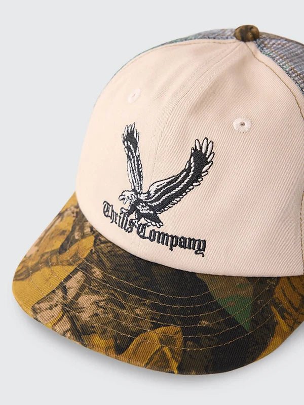 Seen & Heard 6 Panel Short Brim Cap -ThrillsTH26-502F-Birch Camo-One Size