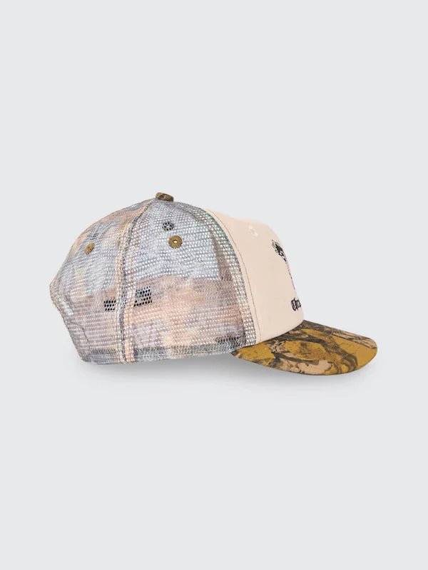 Seen & Heard 6 Panel Short Brim Cap -ThrillsTH26-502F-Birch Camo-One Size