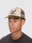 Seen & Heard 6 Panel Short Brim Cap -ThrillsTH26-502F-Birch Camo-One Size