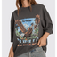 Seen & Heard Oversized Tee -ThrillsWTH26-102BM-Merch Black-6
