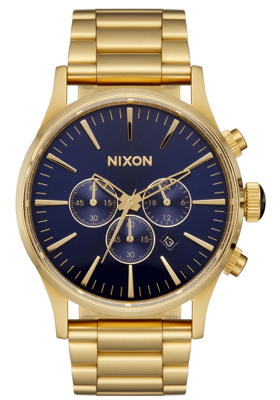 Sentry Chrono -NixonA1390-1922-Gold / Blue Sunray-OSFM
