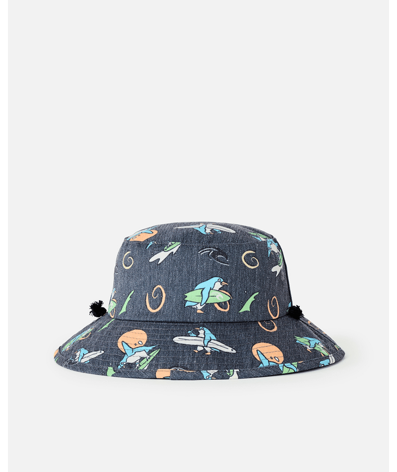 SESSIONS MID BRIM HAT - BOY -Rip Curl1EBBHE-WASHED BLACK-S