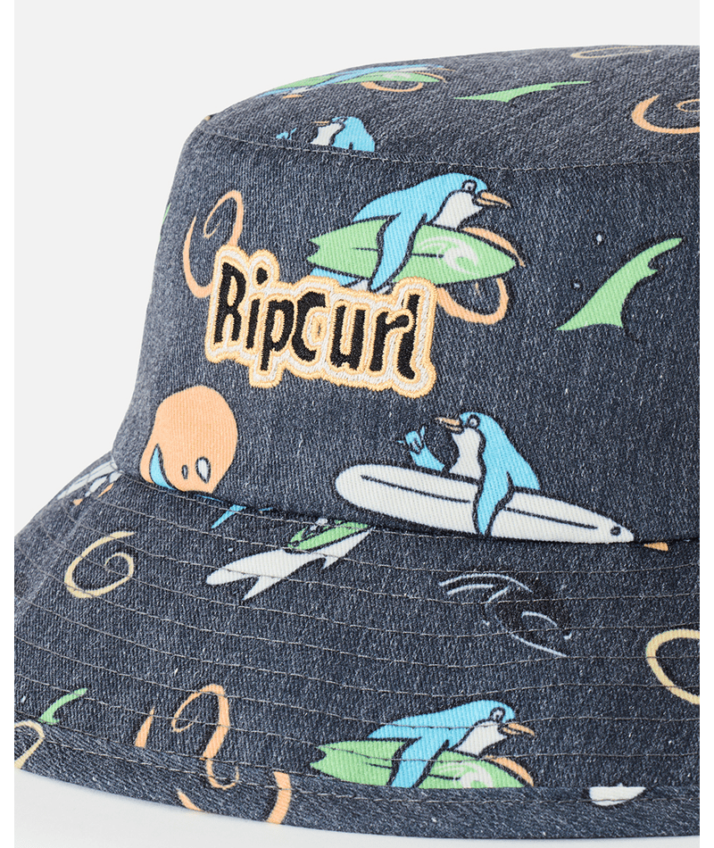 SESSIONS MID BRIM HAT - BOY -Rip Curl1EBBHE-WASHED BLACK-S