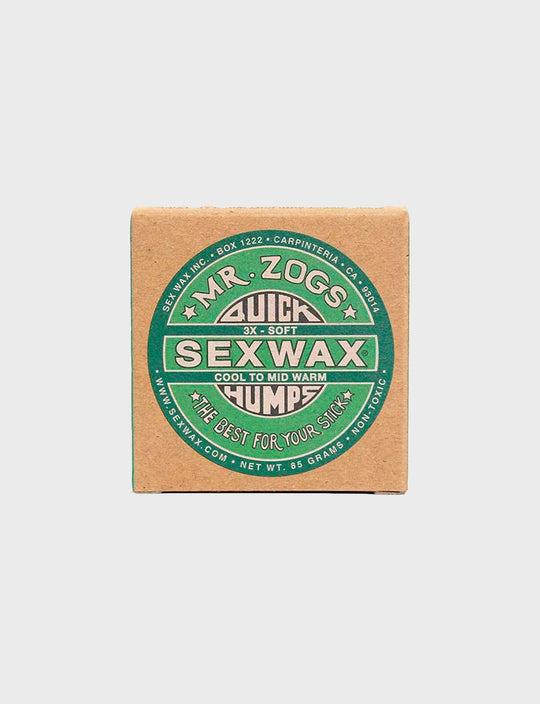 Sex Wax Quick Humps 3X Cold: Green Surf Wax