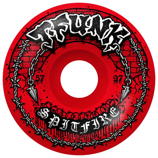 SF Formula Four Radial Full Raw Red 57