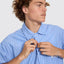 Shadow Cherub Box Crop Short Sleeve Shirt -WorshipPH26-203E-Dream Blue Stripe-S