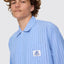 Shadow Cherub Box Crop Short Sleeve Shirt -WorshipPH26-203E-Dream Blue Stripe-S