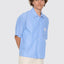 Shadow Cherub Box Crop Short Sleeve Shirt -WorshipPH26-203E-Dream Blue Stripe-S