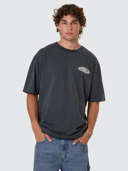 Shadowless Oversize Fit Tee - Ebony