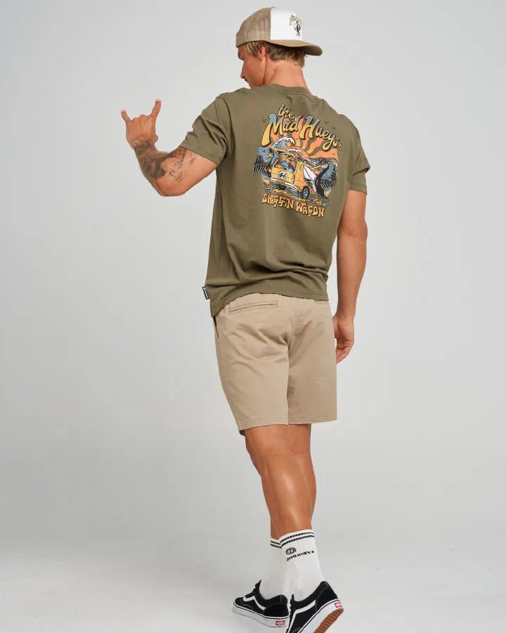 SHAGGIN WAGON | SS TEE -The Mad HueysH126M01009-OLIVE-S