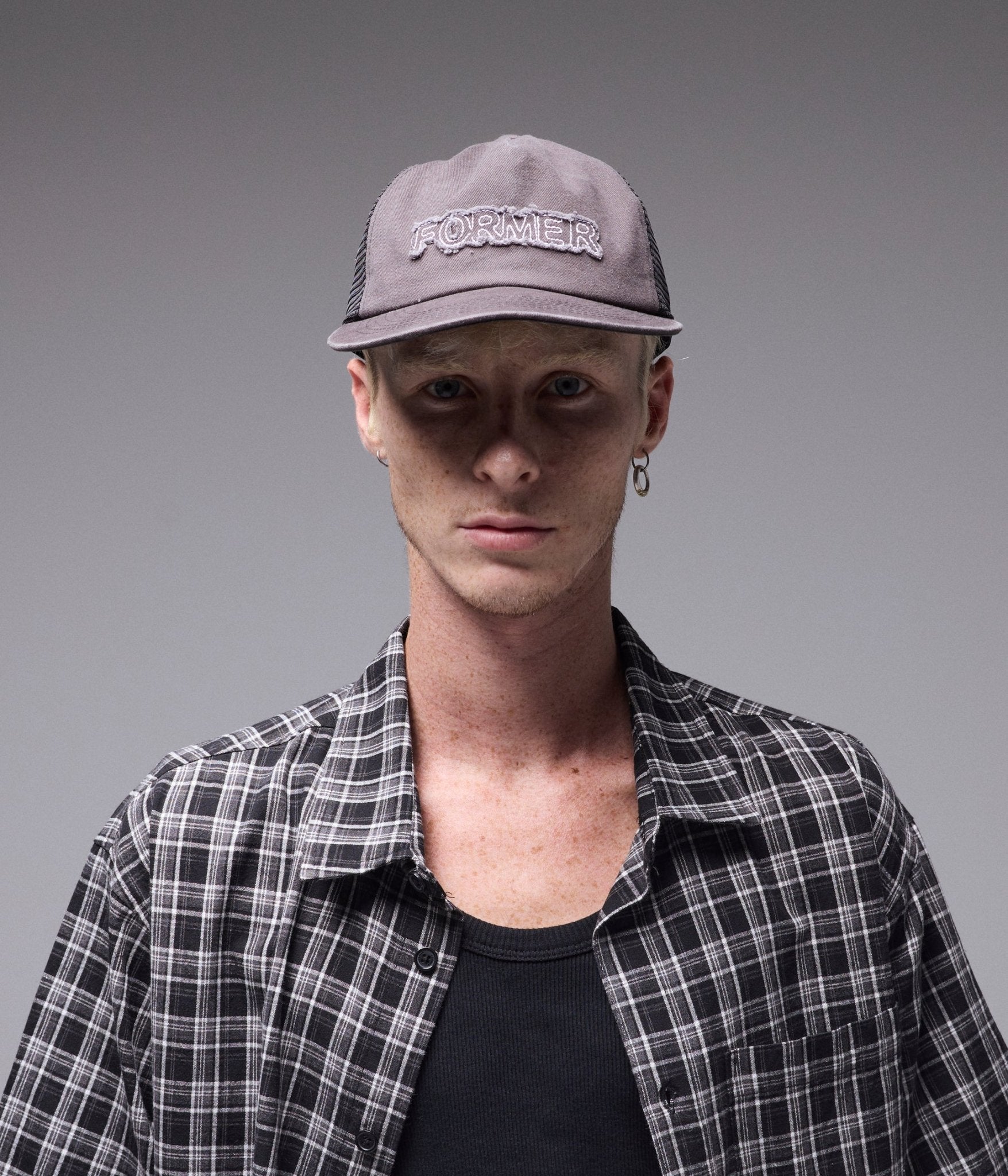 SHAMBLES TRUCKER CAP - FormerFHW-25402-GREY-OSFM