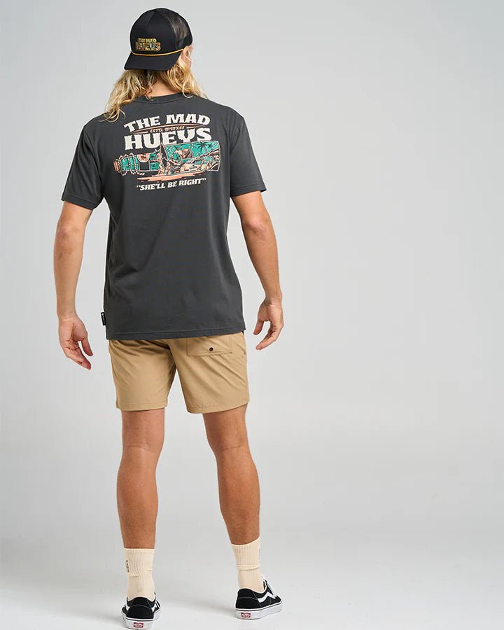 SHE'LL BE RIGHT | SS TEE - The Mad HueysH425M01013 - VINTAGE BLACK - S