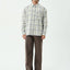 Shelter - Recycled Flannel Long Sleeve Shirt - AfendsM262250-WHITE CHECK-XS