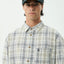 Shelter - Recycled Flannel Long Sleeve Shirt - AfendsM262250-WHITE CHECK-XS