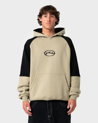 SHESH BESH HOODED FLEECE - RustyFTM1201-ABBEY STONE-S