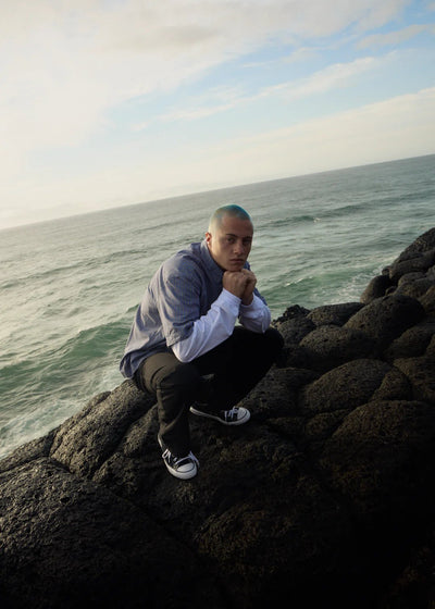 Shipwreck Stripe - Short Sleeve Shirt - AfendsM240204-MARLIN-XS