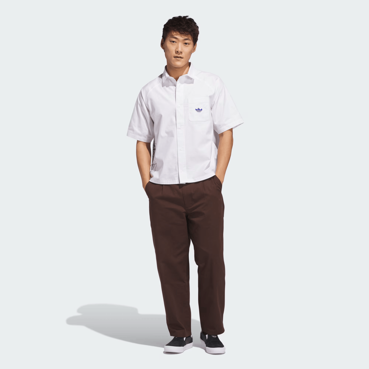 Shmoo CS Button White L - AdidasJC7635 - WHT - White - L