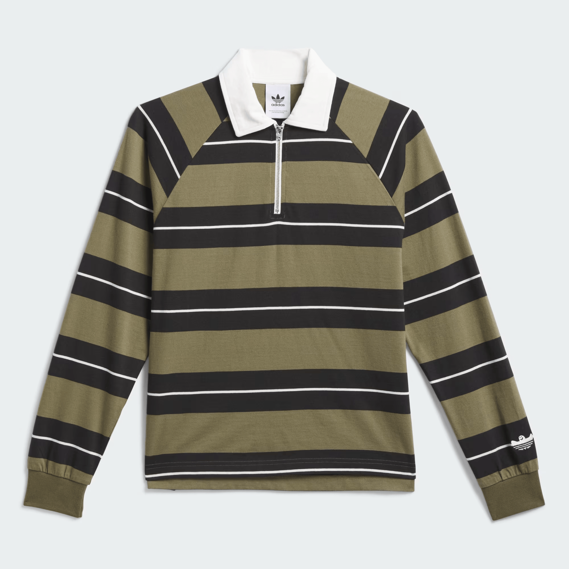 Shmoo CS Rugby - AdidasJD2841 - OLISTR/BLK/CWHI - Olivestr/Blk/Cwhite - L