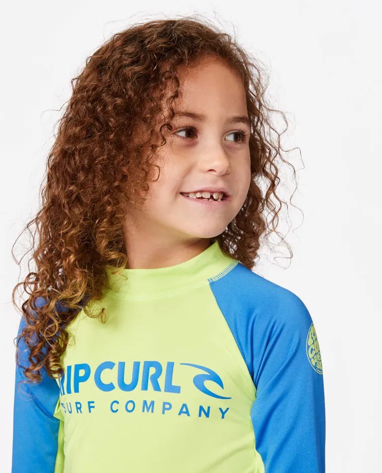 SHOCK UPF L/S - BOY - Rip CurlTNFTRV - BLUE GREEN - 1to2