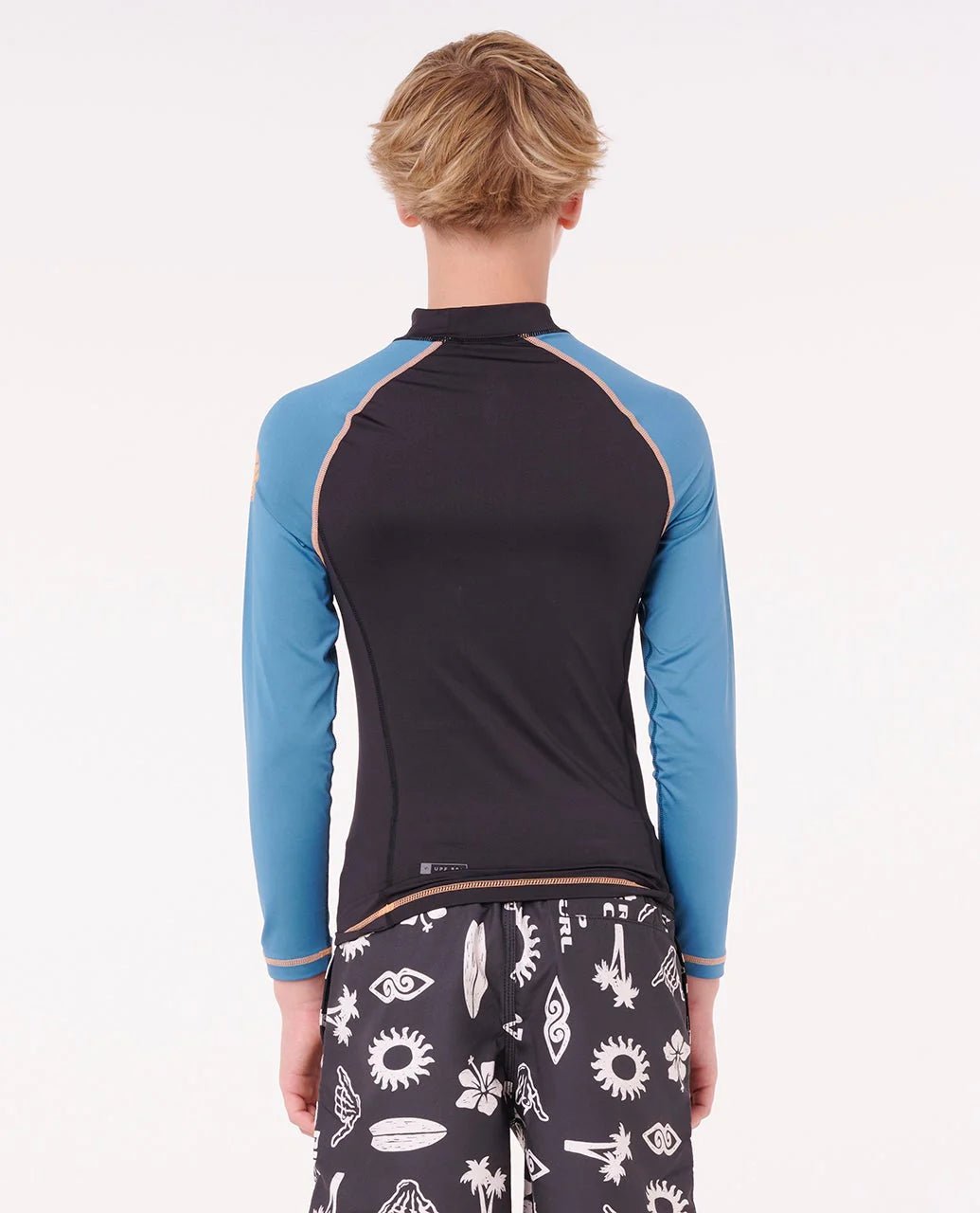 SHOCK UPF L/S - BOY - Rip Curl12TBRV-STORM BLUE-8