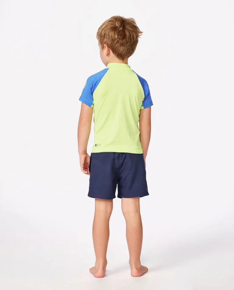 Shock UPF SS Boy - Rip CurlTNGTRV - BLUE GREEN - 1to2