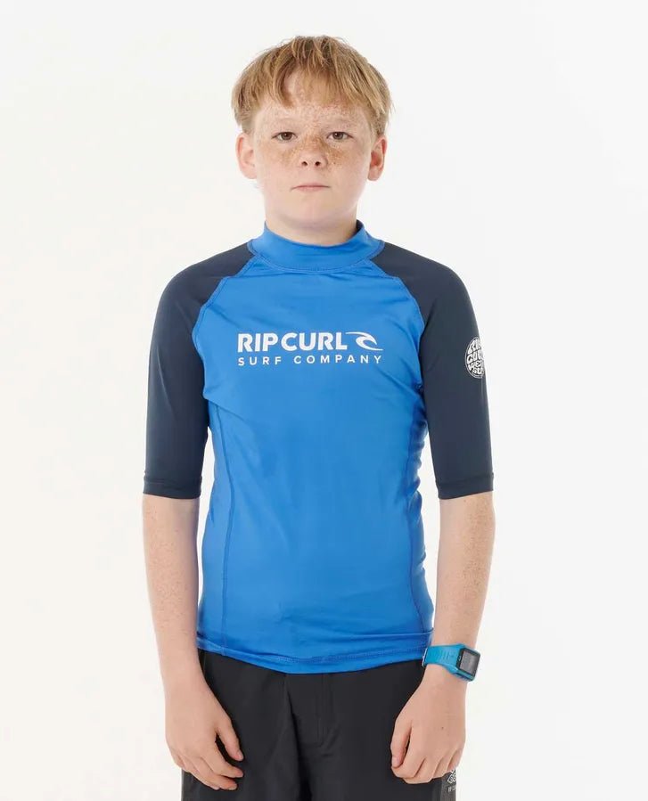 SHOCK UPF S/S - BOY - Rip Curl11BTRV - BLUE GUM - 1to2