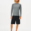 Shockwaves L/S Rashie - Rip Curl12MMRV0085 - Grey Marle - 3XL