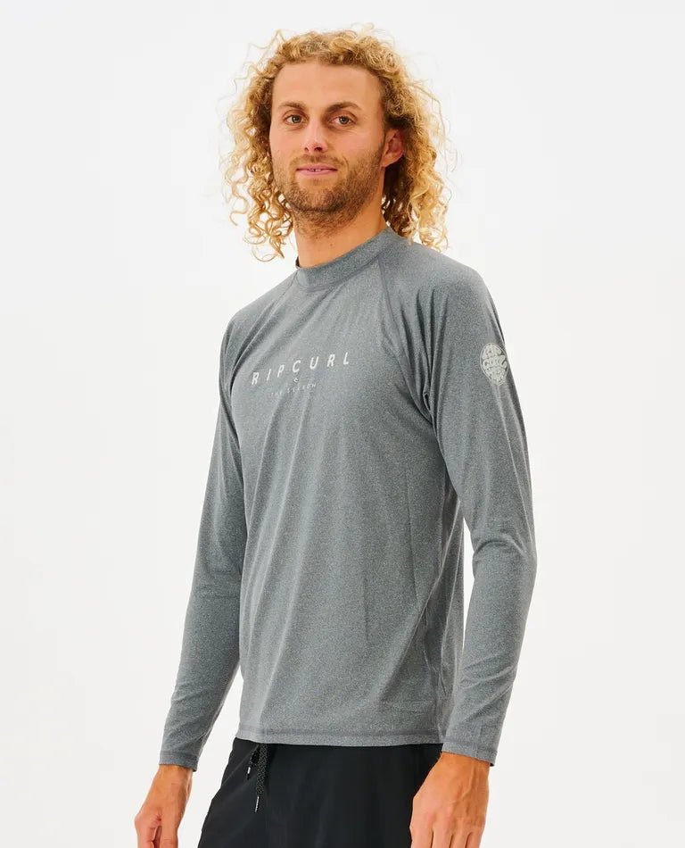 Shockwaves L/S Rashie - Rip Curl12MMRV0085 - Grey Marle - 3XL
