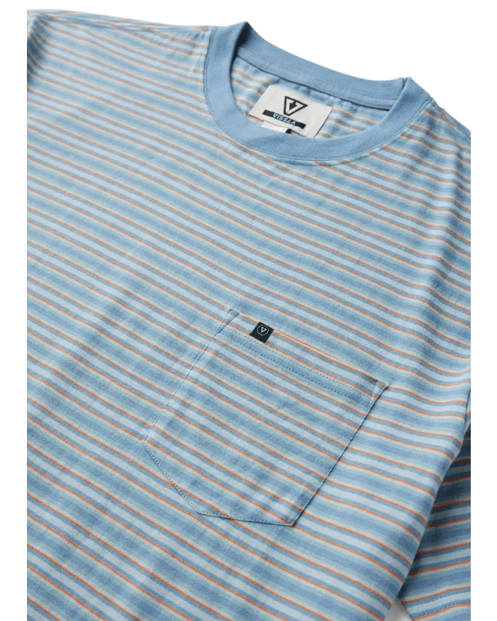 Shore Eco SS Tee -VisslaM903ASHO-Faded Denim-S