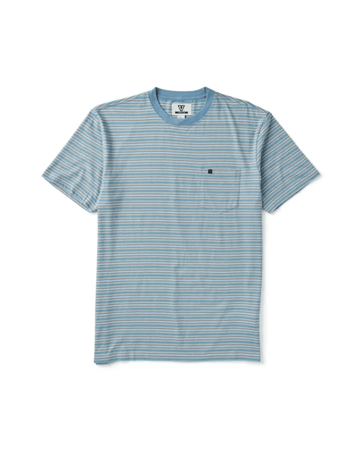 Shore Eco SS Tee -VisslaM903ASHO-Faded Denim-S