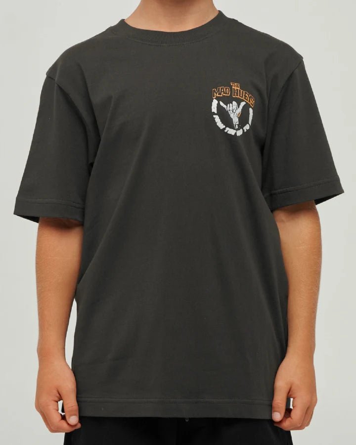 SHRED DEAD | YOUTH SS TEE -The Mad HueysH426B01002-VINTAGE BLACK-6