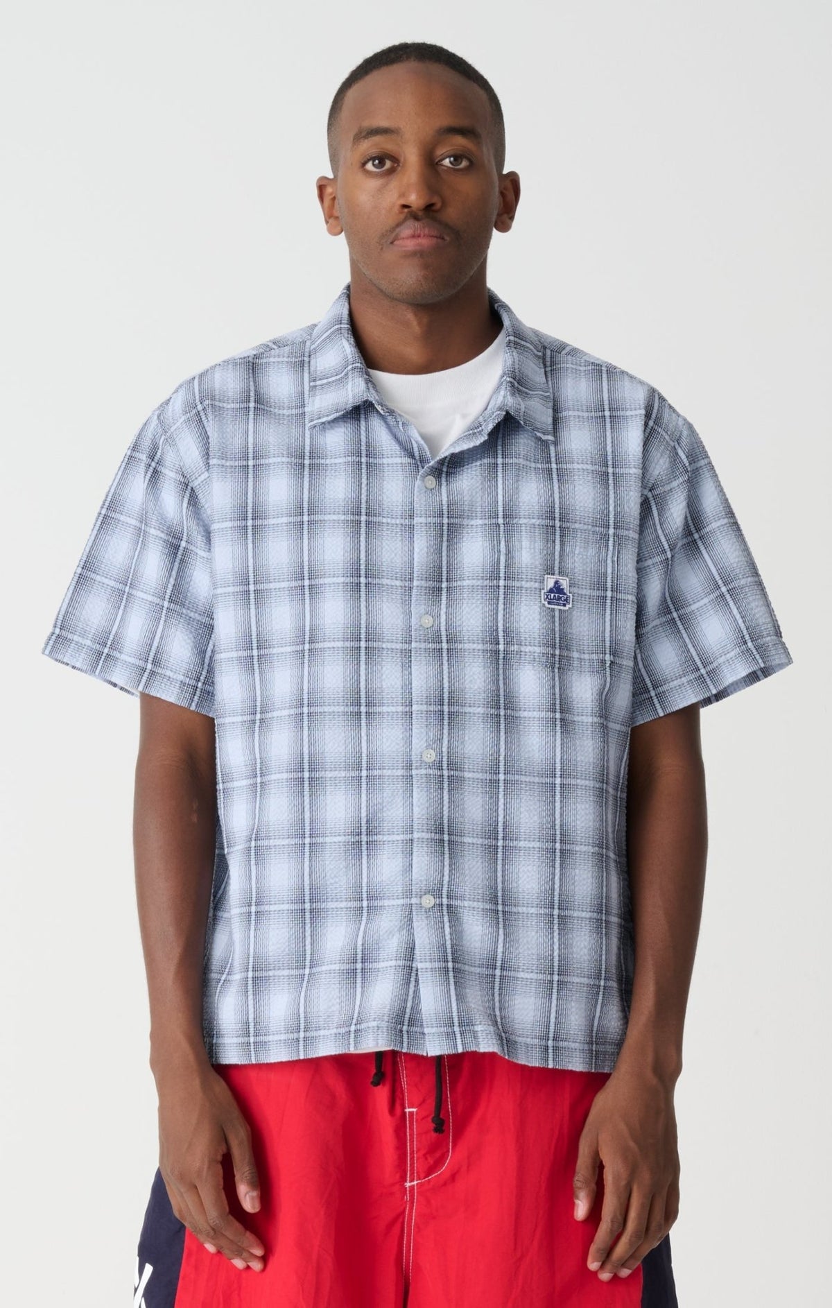 SIMON SS SHIRT -XlargeXL026S2400-CADET BLUE-XXS