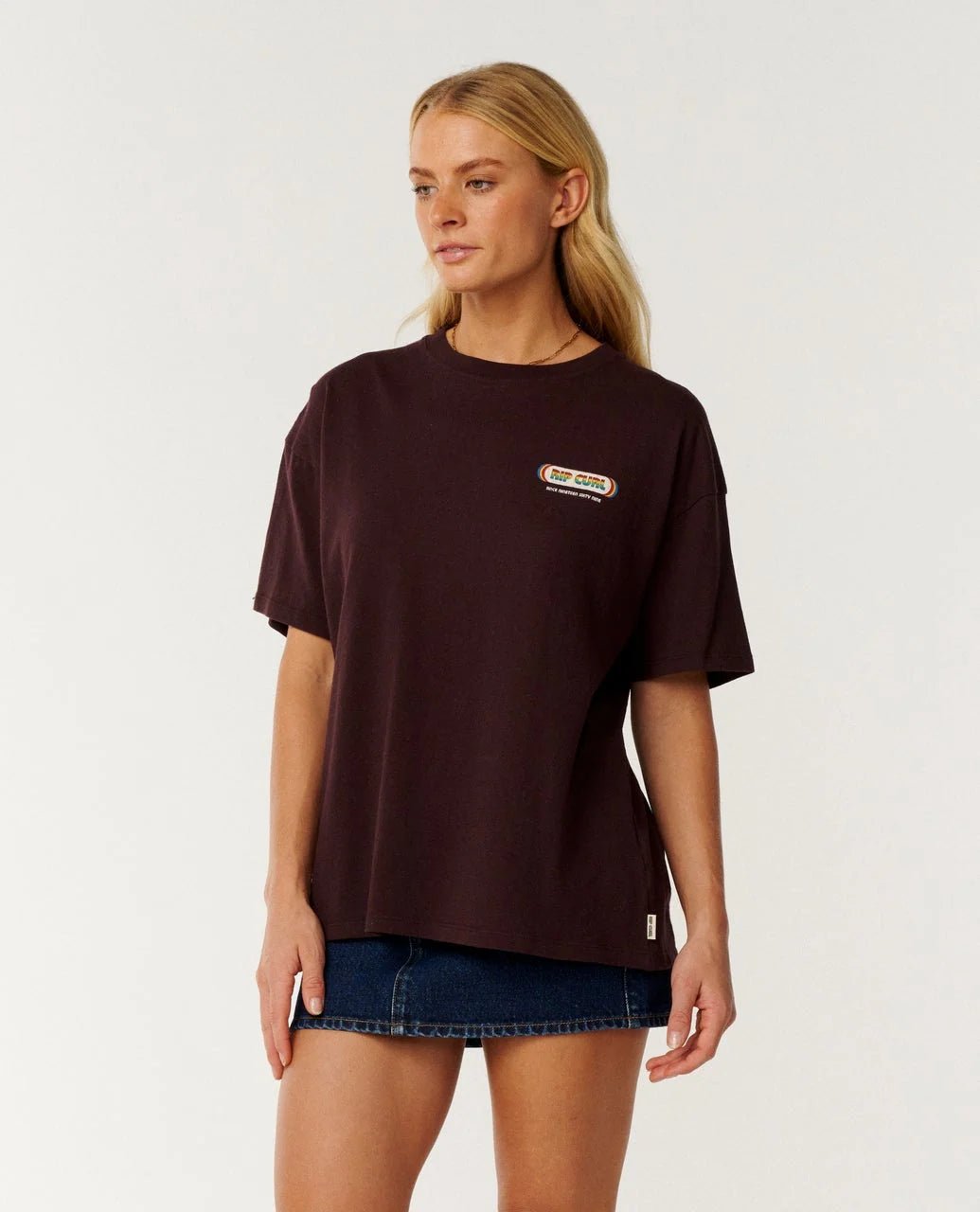 SINCE 1969 OVERSIZED TEE -Rip Curl0RRWTE-FUDGE-2XS