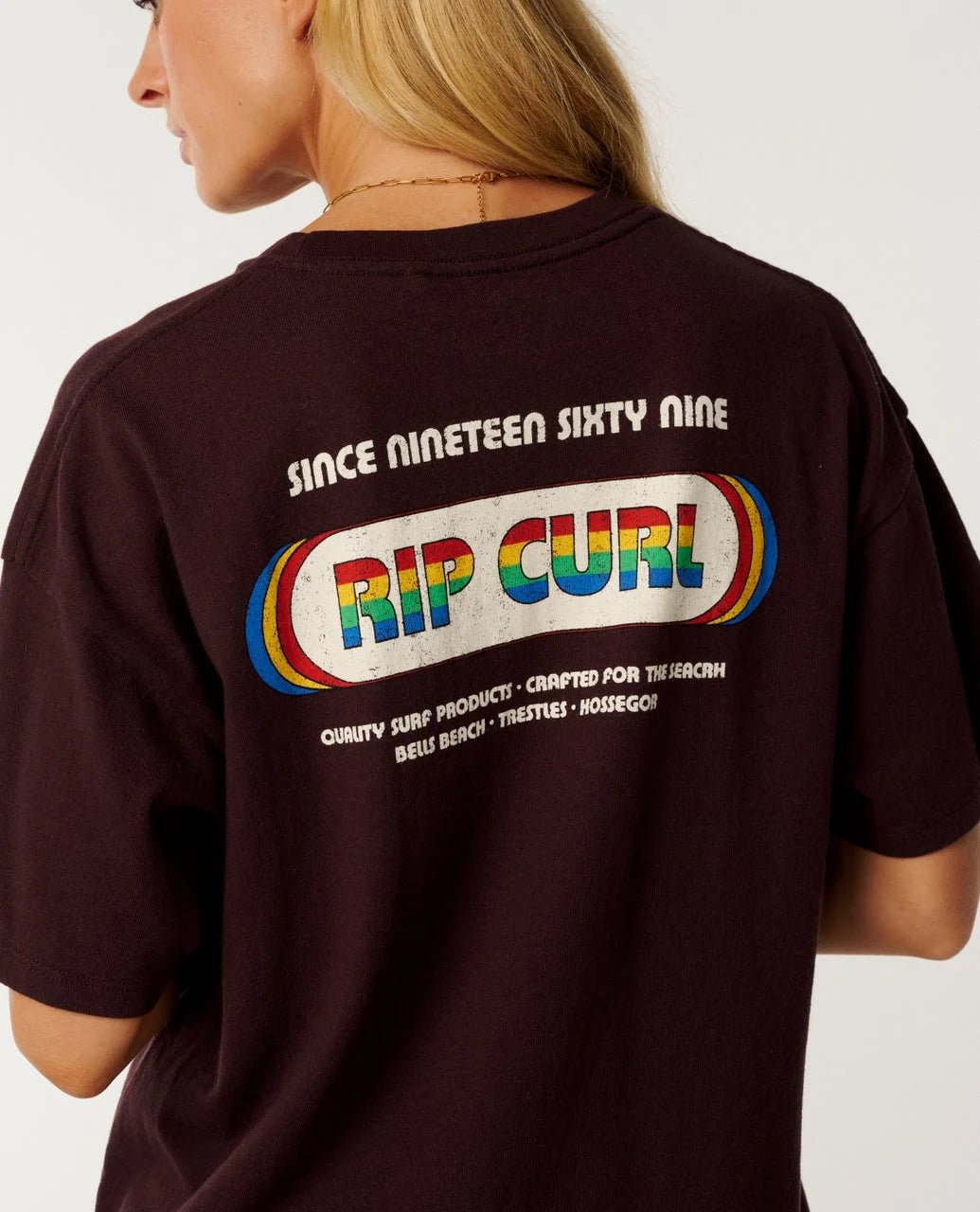SINCE 1969 OVERSIZED TEE -Rip Curl0RRWTE-FUDGE-2XS