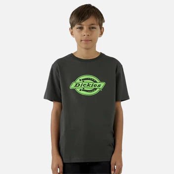Single Logo Classic Fit Tee - Boy - DickiesDY224 - SS01 - Dark Olive - 10