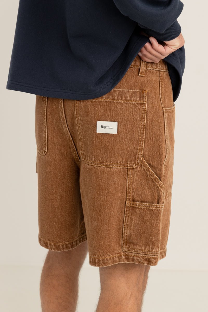 Slacker Denim Short - RhythmCD24M - WA04 - TOB - Tobacco - 30