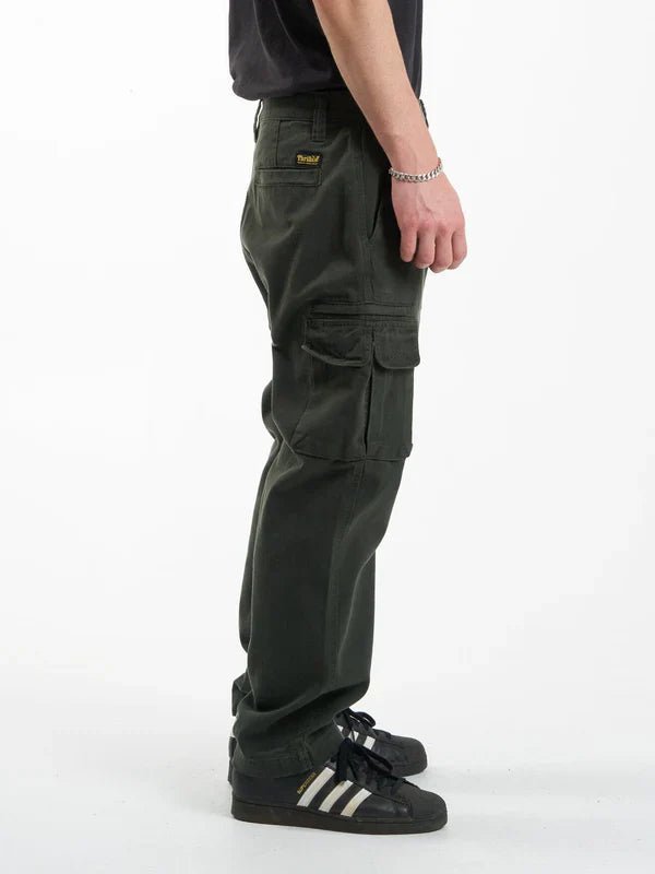 Slacker Union Cargo Pant - Thrillsta24 - 408f - og - Oil Green - 30