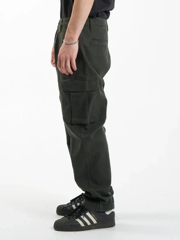 Slacker Union Cargo Pant - Thrillsta24 - 408f - og - Oil Green - 30