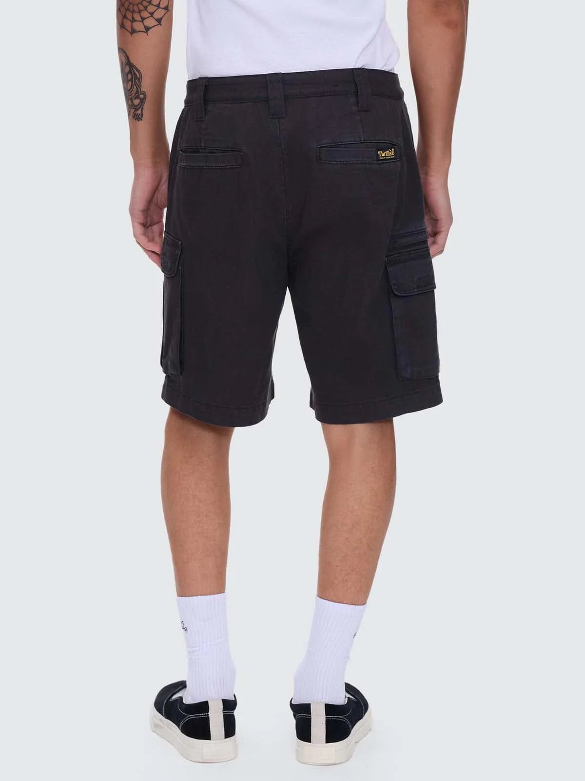 Slacker Union Relaxed Cargo Short - ThrillstS25-304G-DARKCHARCOAL-28