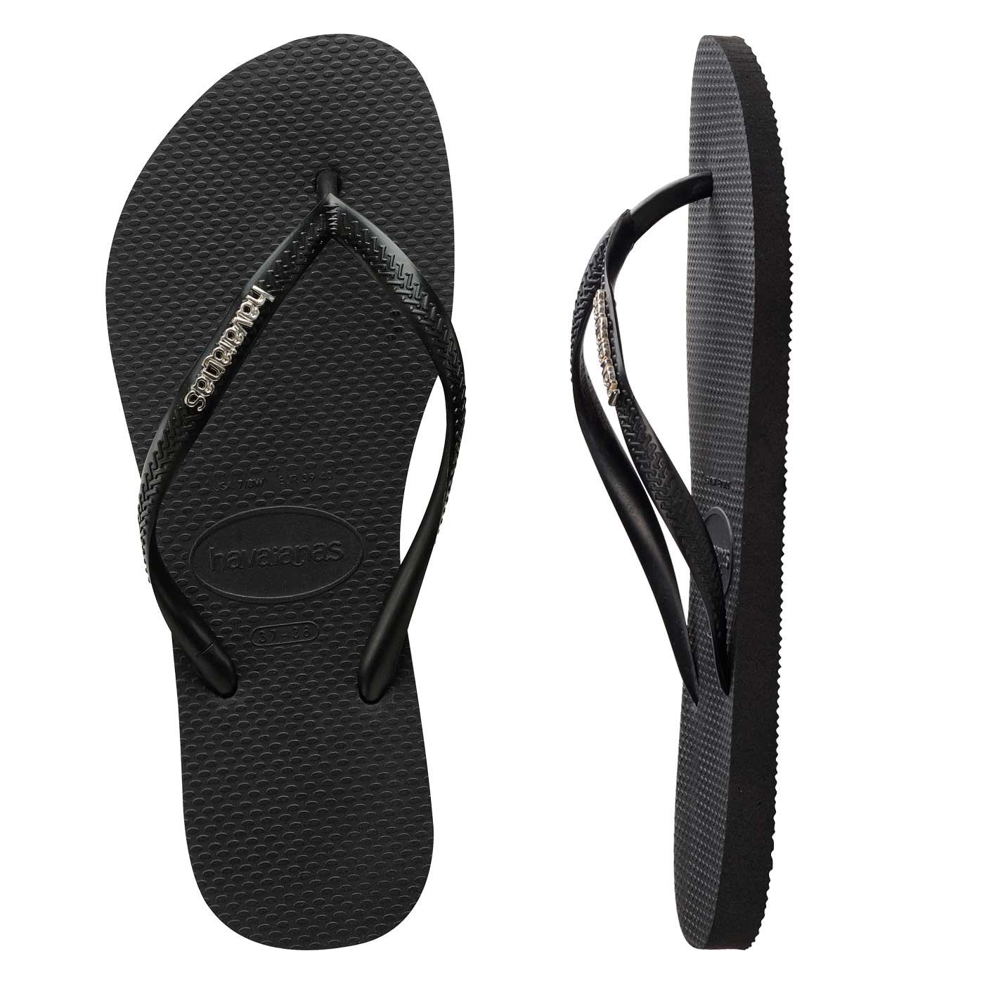 Slim Metal Logo Black/Silver - HavaianasHSLS2976 - PTO/PTA - 35to36