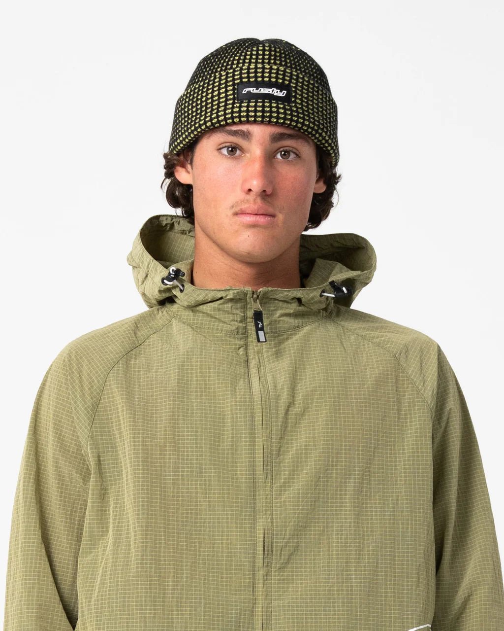 SLINGER THINSULATE BEANIE - RustyHBM0489-BLACK / SULPHUR-OSFM