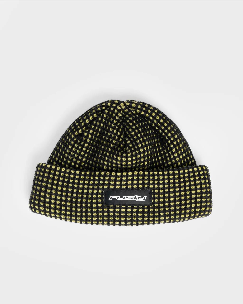SLINGER THINSULATE BEANIE - RustyHBM0489-BLACK / SULPHUR-OSFM