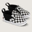 Slip On V Crib - VansAccentVN-0ASLFB7.BKW-Black / White-1