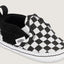 Slip On V Crib - VansAccentVN-0ASLFB7.BKW-Black / White-1